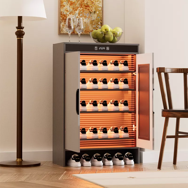 Gabinete de zapatería de secado de sincronización de calefacción eléctrica de grafeno