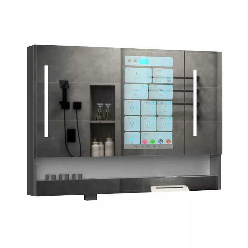 Gabinete de espejo de baño inteligente de grafeno