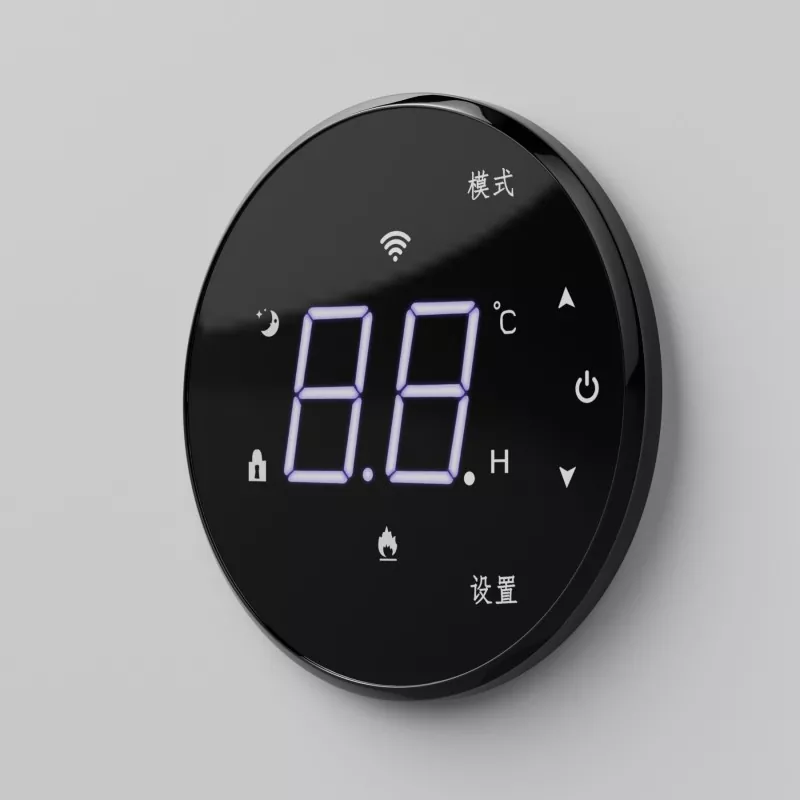 Calentador eléctrico de zócalo de guión de grafeno blanco de 1100W