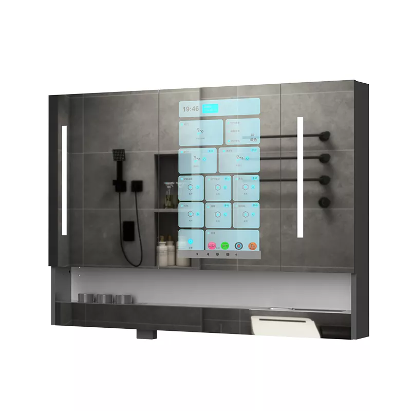 Gabinete de espejo de baño inteligente de grafeno